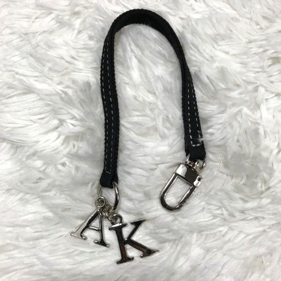 Anne Klein 'AK' Logo Purse Charm Key Fob - Picture 1 of 5